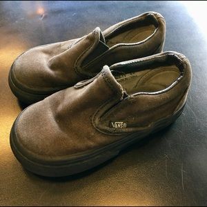 Toddler Boys Brown Vans Size 6